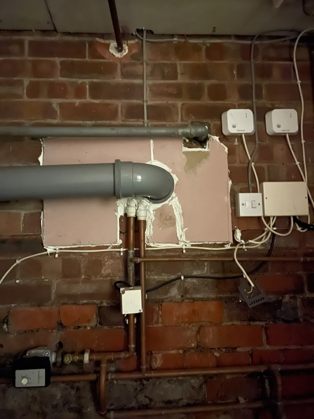 Basement fire board panels