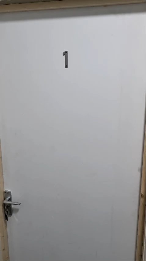Flat 1 entrance door