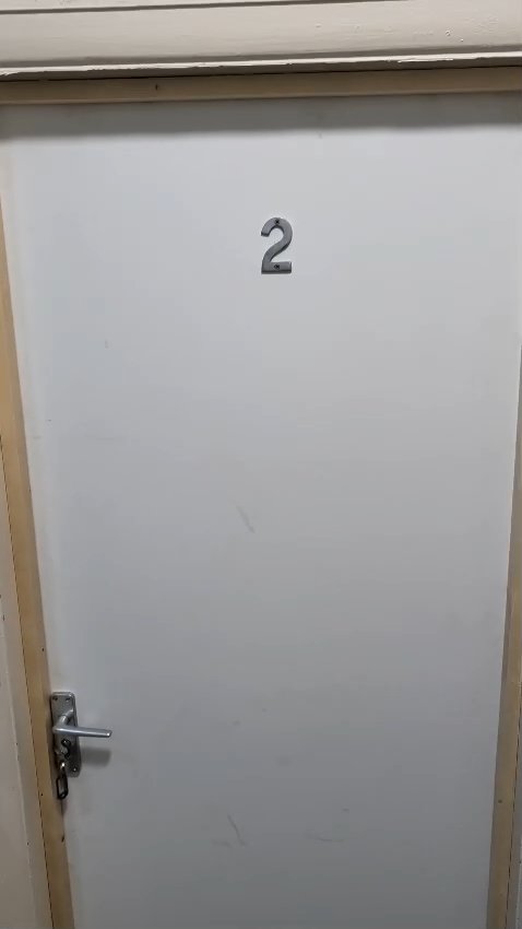 Flat 2 entrance door