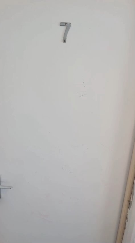 Flat 7 entrance door